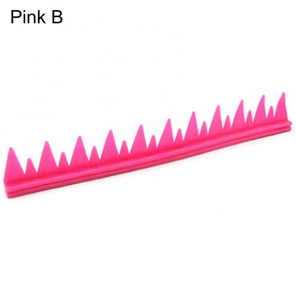 Universal Motorcycle Modified Helmet Sticker Personalized Cockscomb Horns Decal Quake Pink B