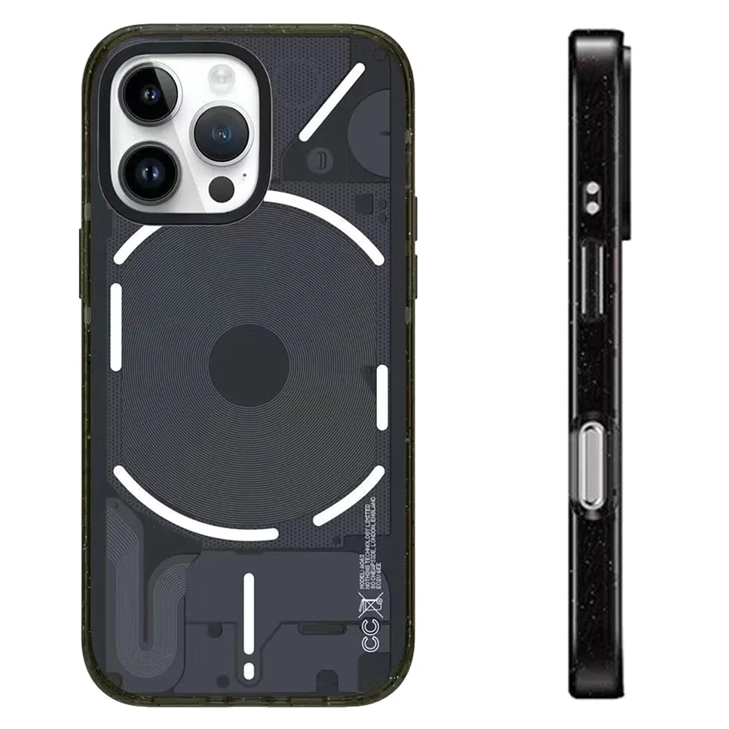6092095 Impact Black / White Border Magnetic Case: Compatible with IPhone 18 17 16 15 14 13 Pro Max 18Pro Quake impact (MagSafe) iPhone 16 Pro