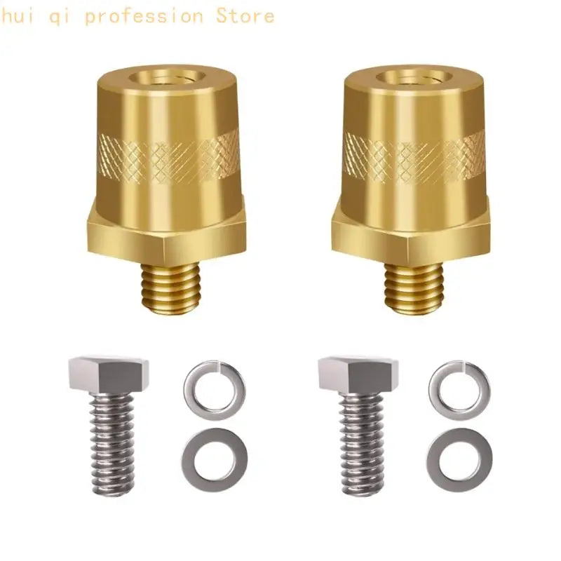 Copper Battery Terminal Set with Bolts and Washers for Service H8WE Quake