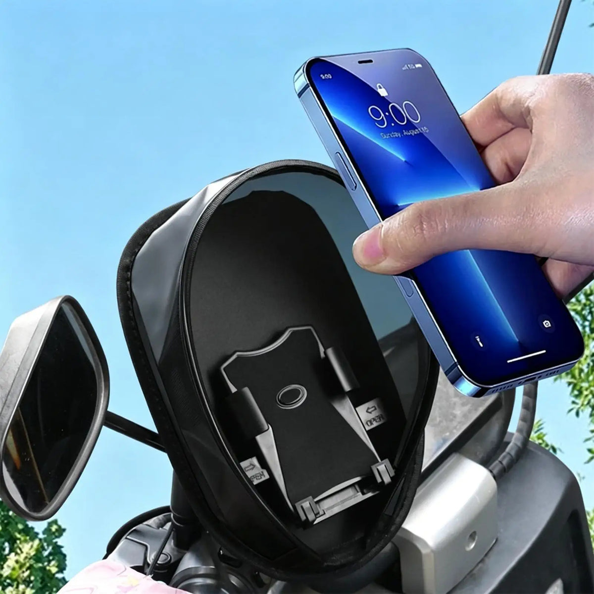Universal Phone Shade From Sun Non Slip Anti Glare Protector for Motorcycle Holder Outdoor Riding Driving Commuting Delivery Quake