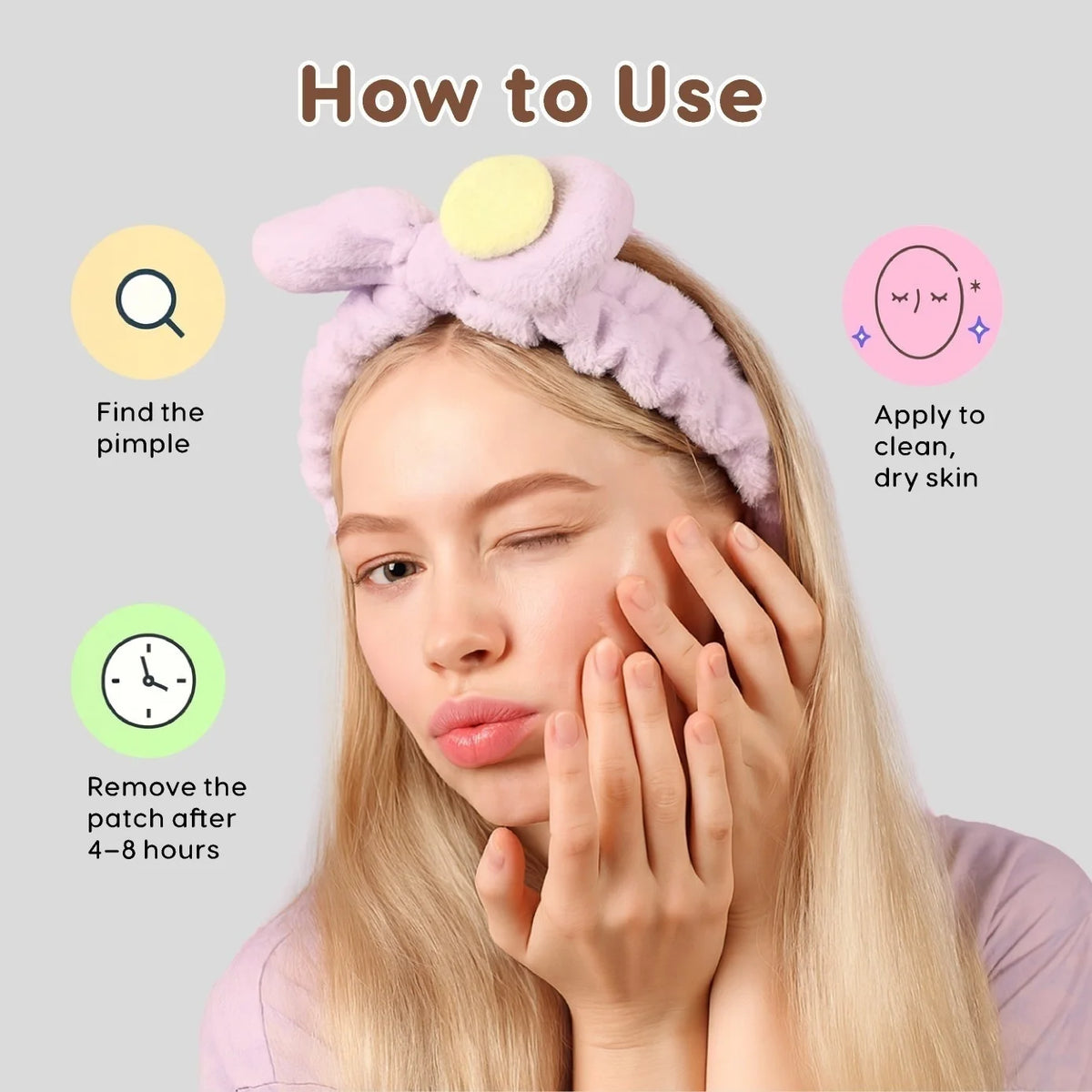 Sanrio Hello Kitty Acne patches, Cartoon acne patches, Acne cover-up stickers, Cute concealer stickers Quake