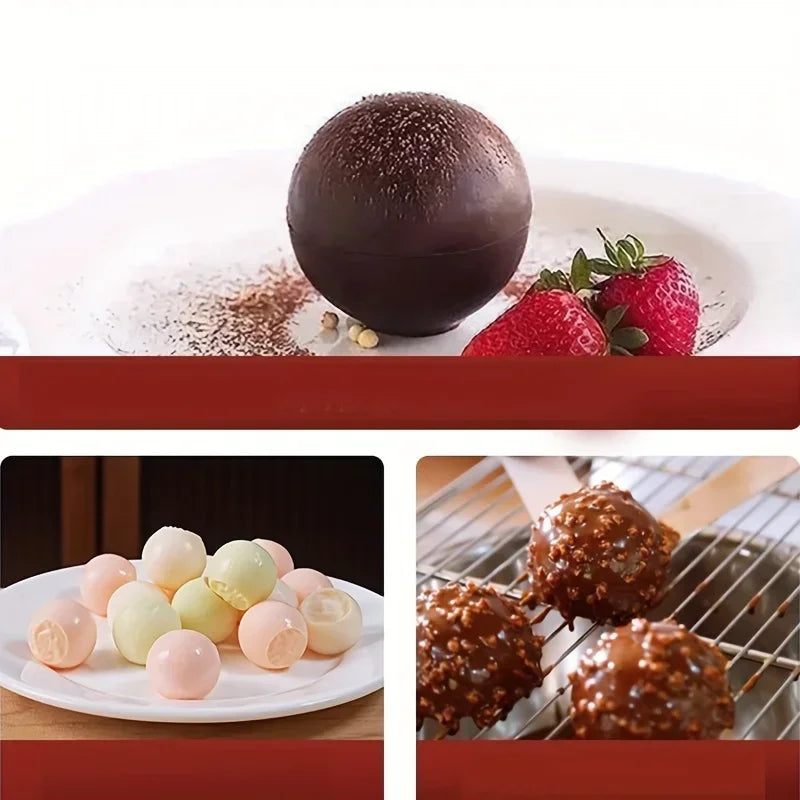Silicone Egg Custard Filling Mold Dumpling Cake Decoration Tool Chocolate Ice Cubes Mousse Dessert Mold Quake