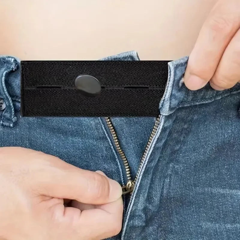 5pcs Pant Extender Belt Unisex Waist Band Tight Trousers Jeans Skirts Maternity Button Hooks Garment DIY Sewing Supplies Quake