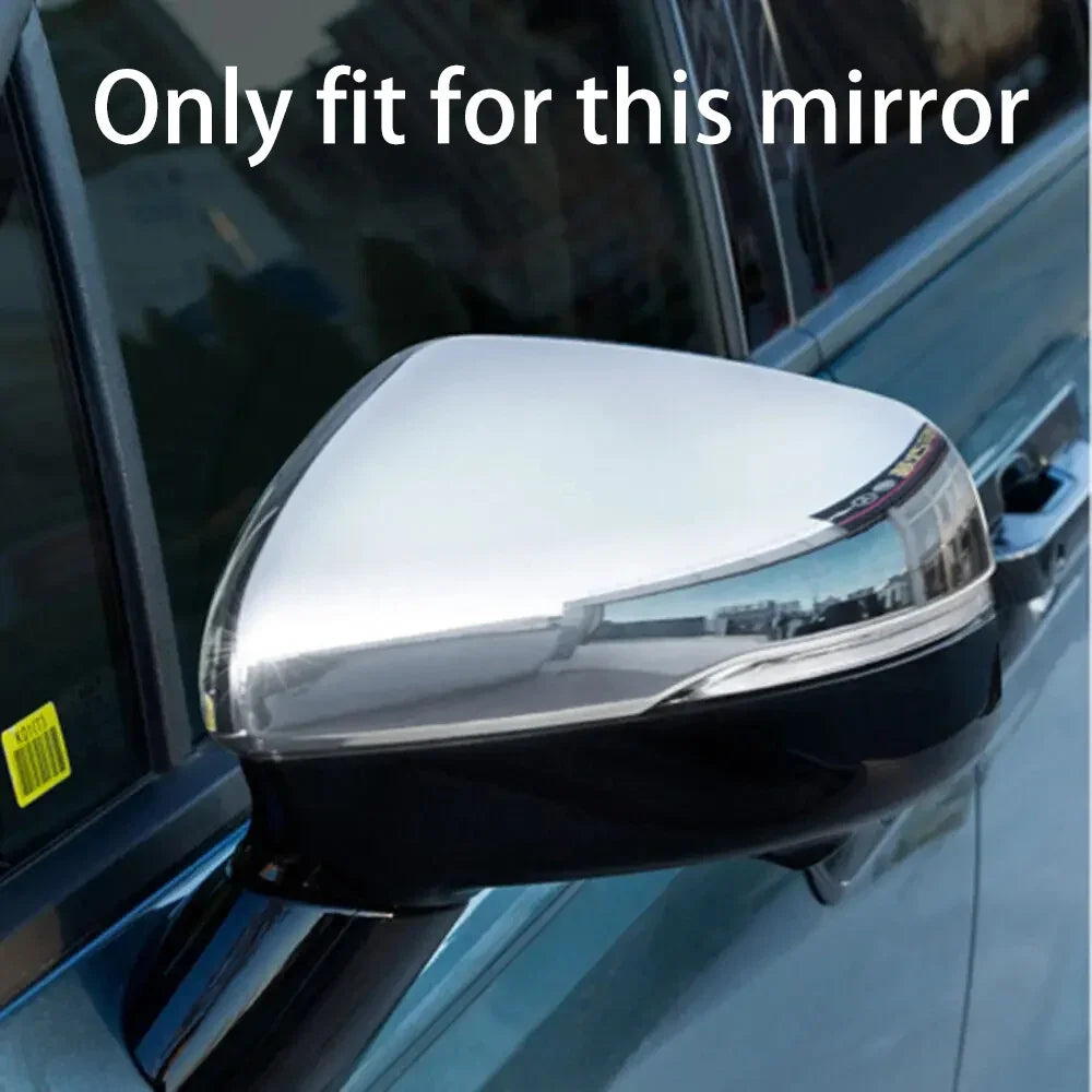 For Kia Sorento 2021 2022 2023 Car Rearview Side Mirror Cover Wing Cap Exterior Door Rear View Case Trim Sticker Carbon Fiber Quake