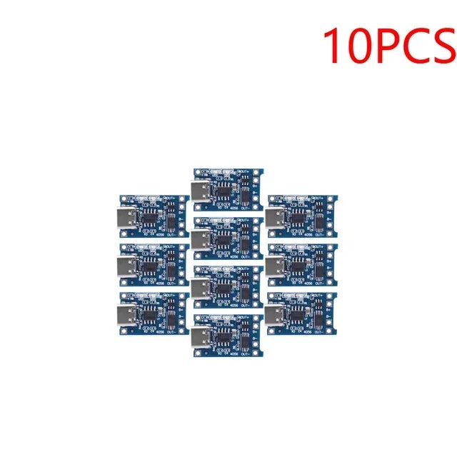 1pcs Type-C USB C -5V 1A -18650 tp4056 Lithium Battery Charger Module charging board with protection dual functions Quake 1-Pcs