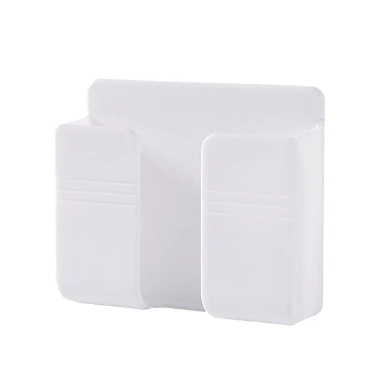 For Huawei Iphone Xiaomi Mobile Phone Wall Holder Universal Cellphone Charge Hook Hanging Stand Bracket Hooks Charging Dock Quake 1PC White