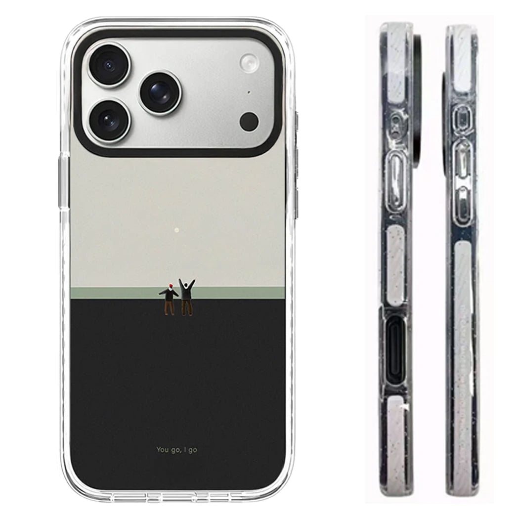 6090860 White Border Magnetic Case: Compatible with IPhone 18 17 16 15 14 13 Pro Max 18Pro Quake white (MagSafe) 3 iPhone 14