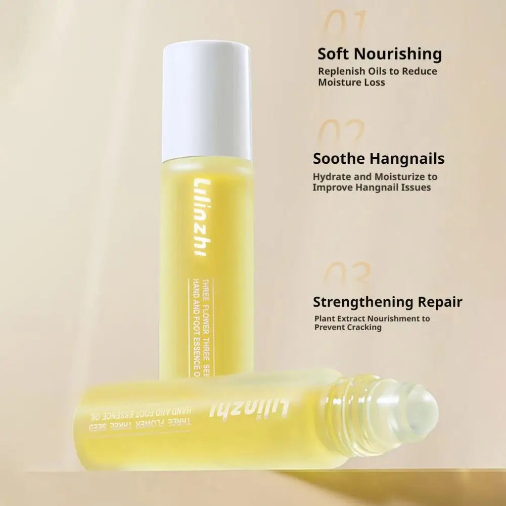 Triple Plant Hand And Foot Essence Oil, Moisturizing Hand & Foot Care Oil Hydrating Smoothing Repair For Dry, Cracked Skin Quake