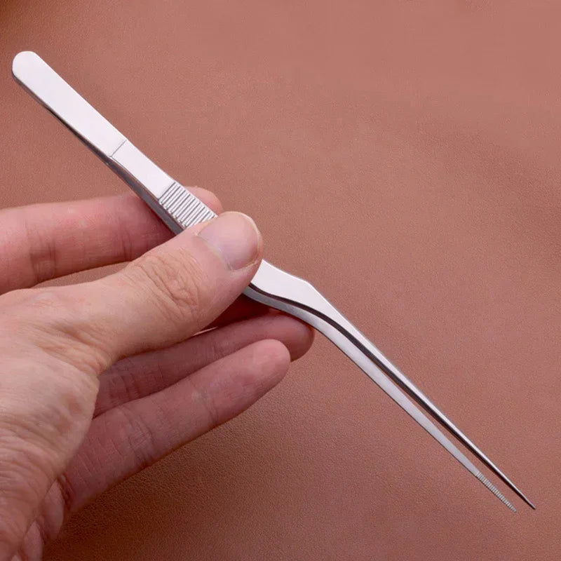 vvocci Forceps Angled Clamp Nasal Tool Removal Ear Nose Eyelash Remover Cleaner Tweezer Earpick WaxCurved Earwax Tweezers Clip Quake