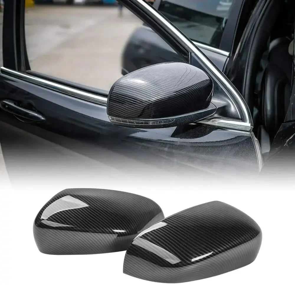 For Jeep Cherokee 2014-2018 Compass 2017-2019 Car Sticker Rearview Side Mirror Cover Wing Cap Exterior Door Rear View Case Trim Quake