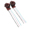 Turn Signal Lamp Socket Plug Waterproof Led Bulb Socket Adapters for Car 2 Pcs Pre-wired Harness Sockets High for 3156 for 3157 Quake 2pcs China