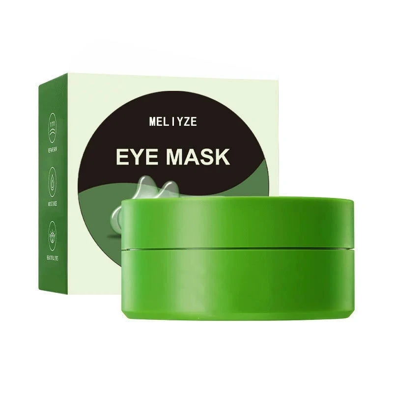 60pcs Aloe Vera Collagen Eye Mask Anti Dark Circles Removal Eyes Bags Moisturizing Firming Eye Patches Eyes Skin Care Products Quake