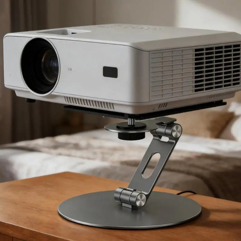 360Degree Rotating Foldable Desktop Projector Stand 1/4 Thread Mount for Projector Portable Use Angles Adjustable K1KF Quake