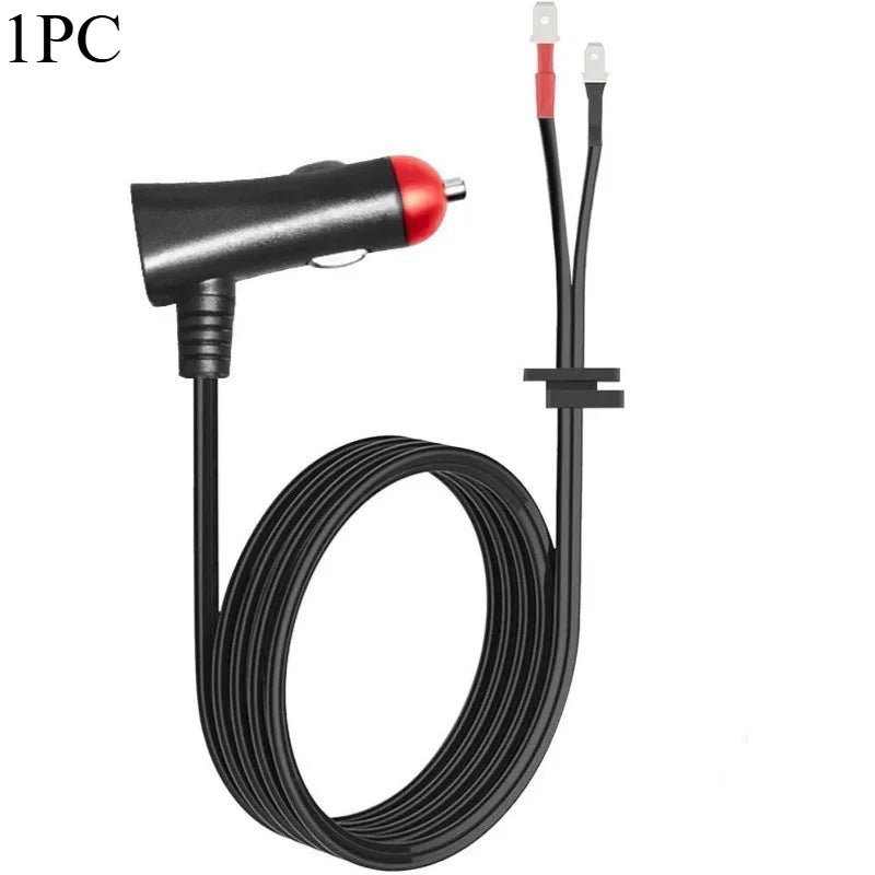 12AWG Car Cigarette Lighter Plug Cable Fused Replacement Power Cord for Thermoelectric Cooler Portable Cooling Freezer Quake