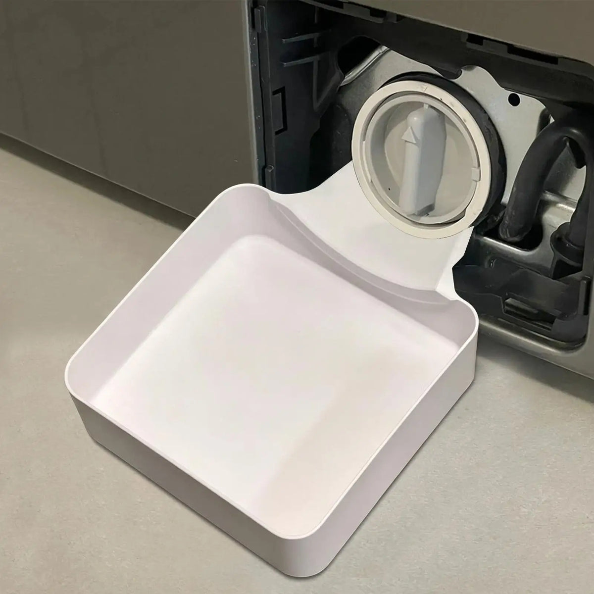 Washing Machine Filter Drain Tray Reusable Washing Machine Supplies Washer Filter Cleaning Water Catcher for Homeowners Renters Quake