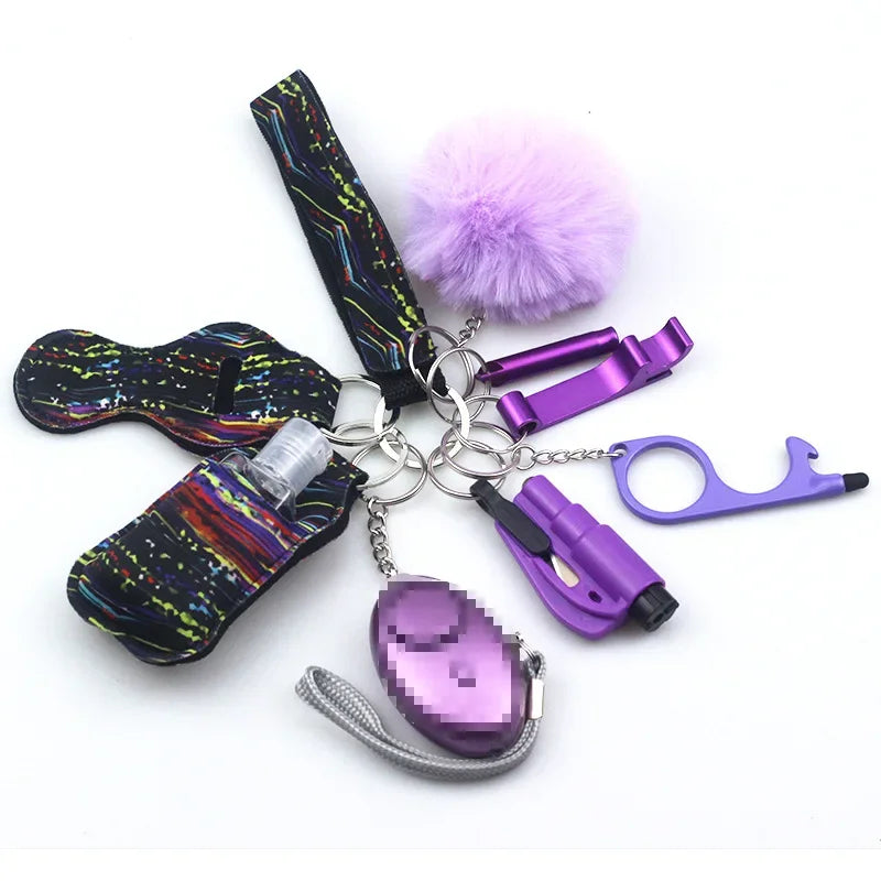 Women's Safety Keychain Self Defense Wrist Gripper Self Defense Keychain Quake 16 Universal
