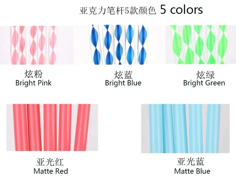 5Pcs/Set Dual End Nail Art Dotting Pen Acrylic Drawing Liner Flower Brush Rhinestone Crystal UV Gel Painting Manicure Tools Quake
