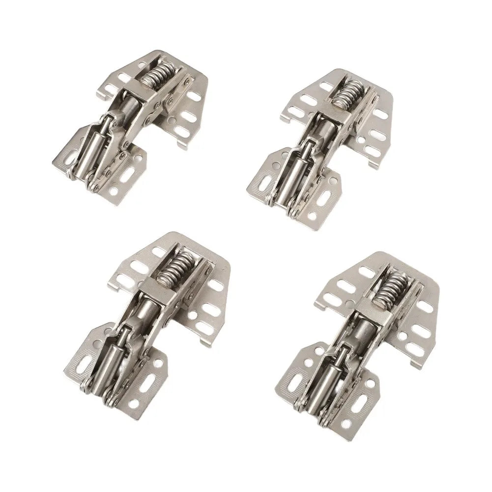 4pcs Spring Cabinet Hinges for For Rvs Homes Cabinets Easy Install No Pre Drilling 90 Degree Opening Hydraulic Dampers Quake A