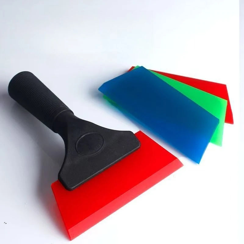 Rubber Squeegee Scraper Car Window Tinting Tool Squeegee for Glass Water Removal Vinyl Wrap Wallpaper Install Cleaning Tool Quake