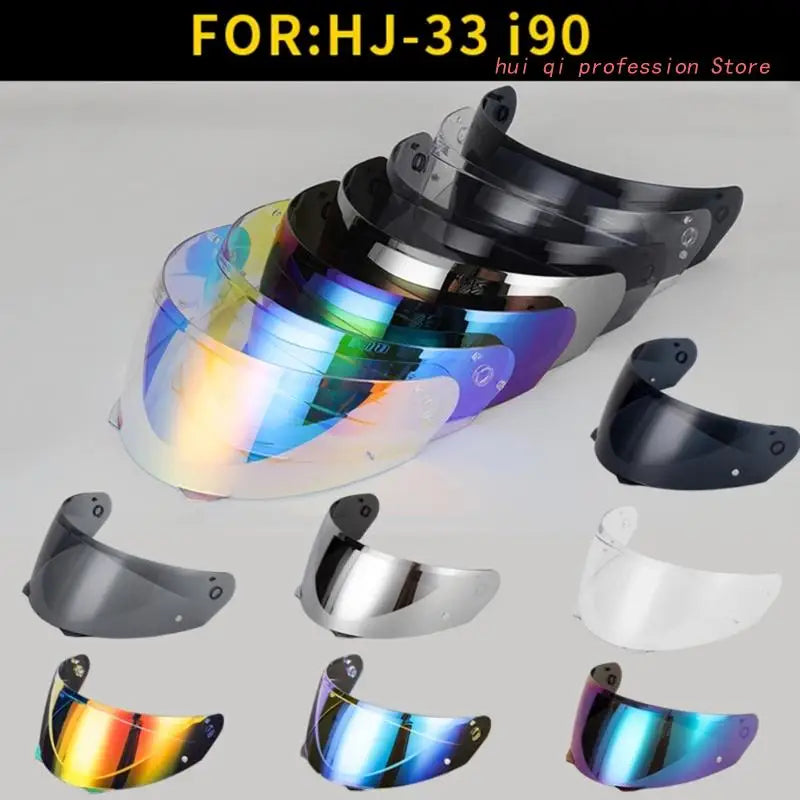 High-performance Motorcycles Helmet Visor Lens Windshield Replacement Motorbike Accessories Easy Fixing for HJC C70 P11 Quake