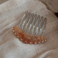 Acetic Acid Colorful Diamond Crown Insert Comb Forehead Bangs Side Insert Comb Elegant Hair Accessories Korean Style Headwear Quake qcf