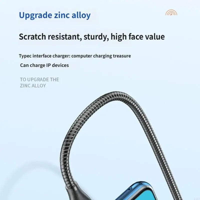 Metal Braided Cable USB To Type C 65W Power Delivery Convenient Charging Type C K1KF Quake