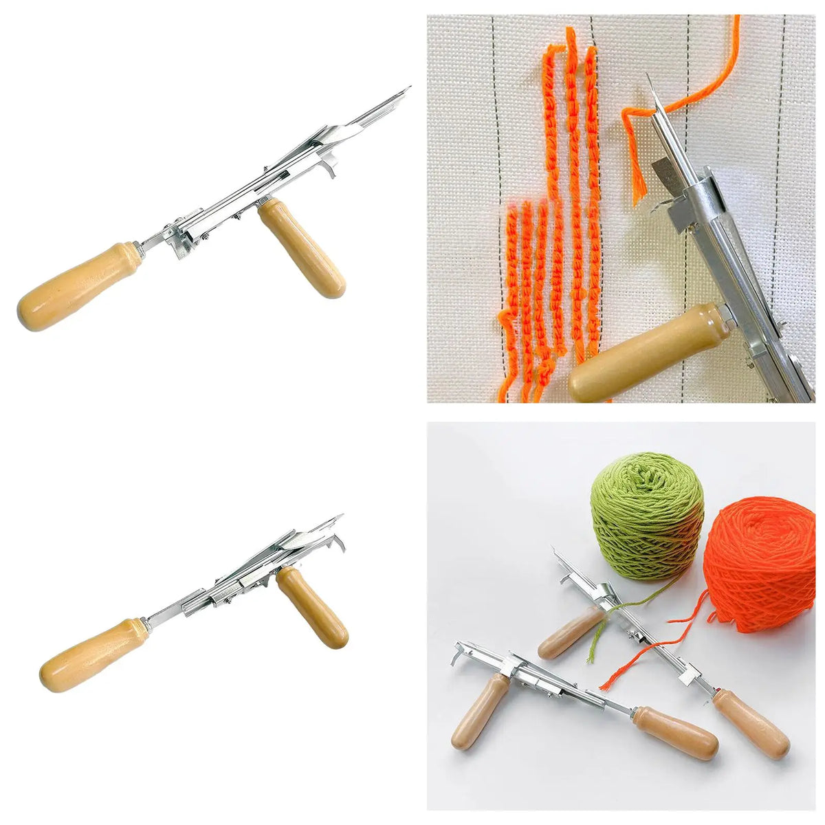 Manual Tufting Carpet Tool, DIY Lightweight Handheld Rug Tufting Loop Pile, Tufting Rug Weaving Tool for Knitting Machine Quake