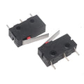 【10PCS】Micro Roller Lever Arm Open Close Limit Switch KW12-3 PCB Microswitch Quake KW11-3Z-2 10PCS
