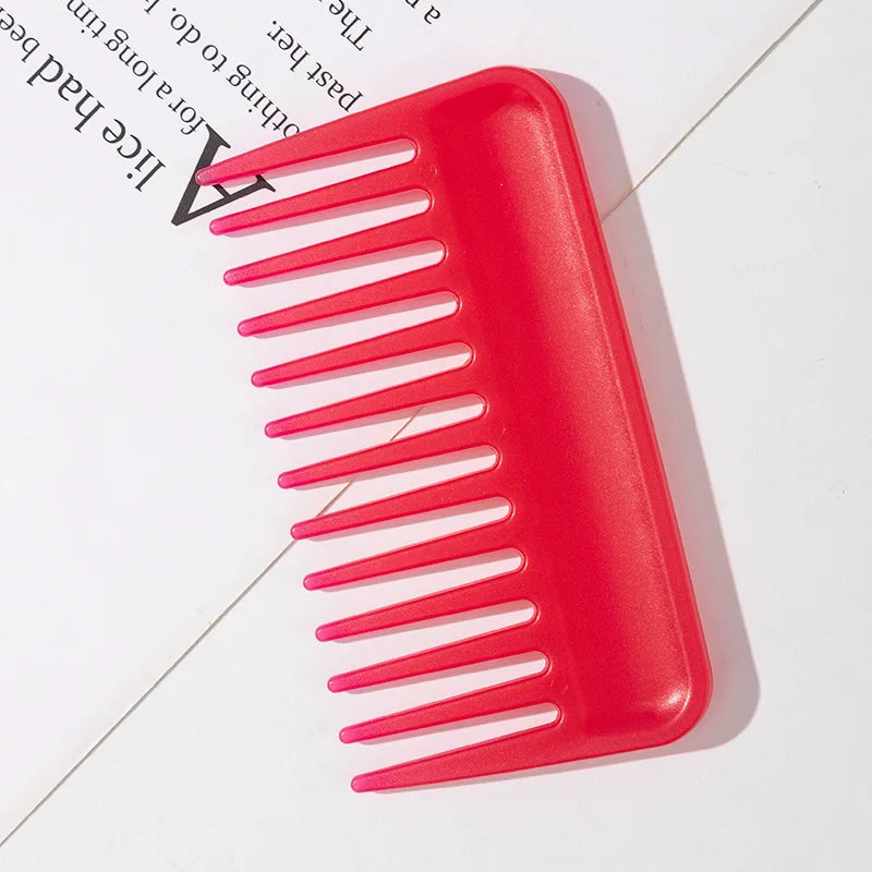 Shunfa Large Tooth Comb Household, Large Wide Tooth Thickened Portable Plastic Card Comb Quake