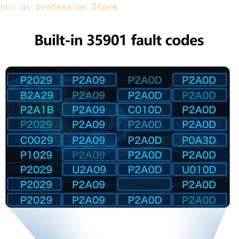 Automotive Fault Reader with On-Device Screen and Menu Controls for Preliminary H8WE Quake