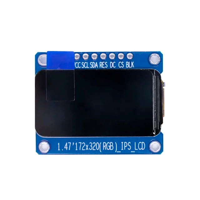 1.47" 1.47 inch 172x320 SPI Full Color TFT HD IPS Screen LCD LED Display Module 172*320 ST7789 Controller 3.3V SPI Interface Quake LCD Module