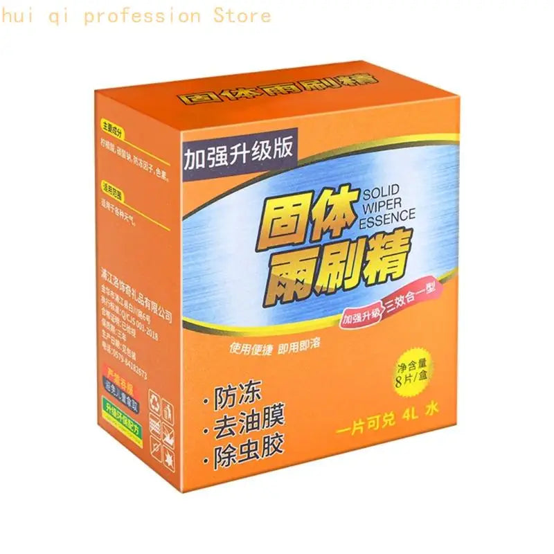 Small Auto Glass Cleaning Effervescent Tablets Space Saving Designs for Car H8WE Quake A box of three effec China Mainland
