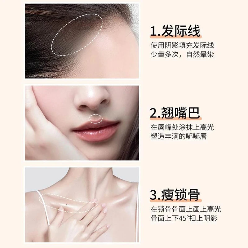 Hairline Powder Instantly Conceals Hair Root Touch Hair Powder for Thinning Hair for Women and Men,Hairline Shadow Powder Makeup Quake