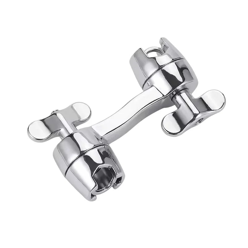 Drum Kit Double-Headed Clamp Drum Kit Additions Drum Kit Clamp Expansion Tom Drum Clamp Drum Kit Expansion Cymbal Clamp Quake Silver