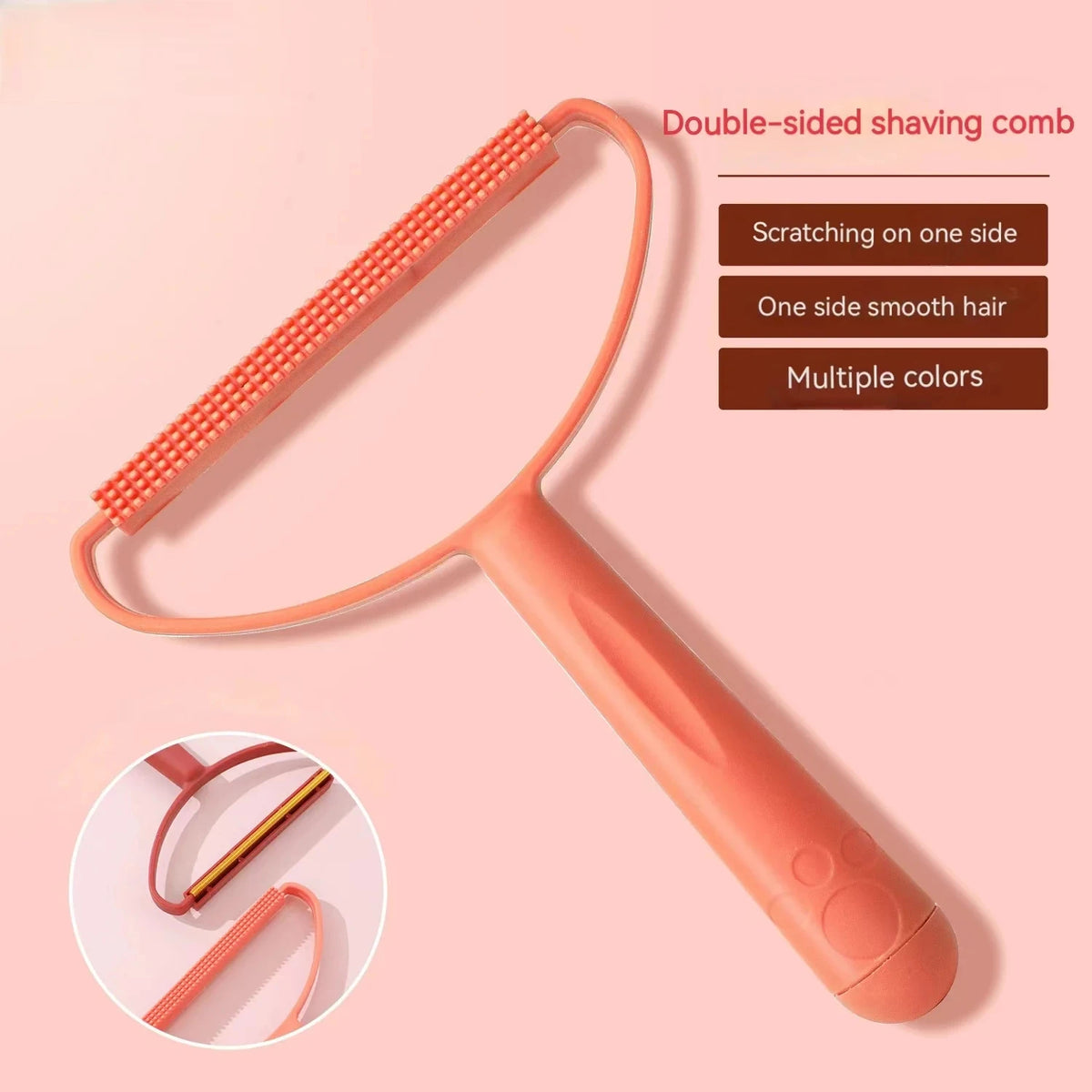 Portable Clothes Lint Roller Remover Lint Fabric Shaver， Removes Pet Hair Lint Particles From Clothes Cleaning Tool Quake