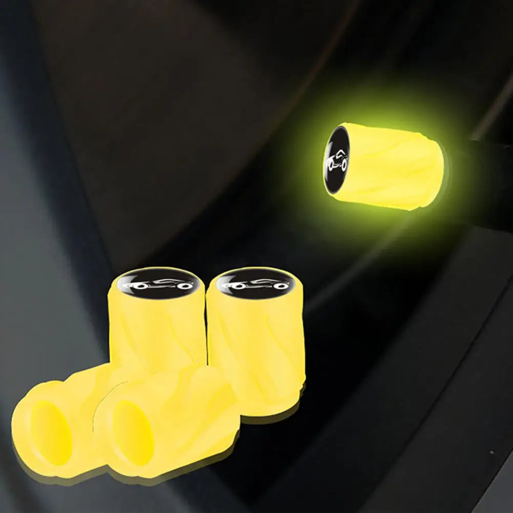 Rainproof Valve Stem Cover Enhanced Visibility Tire Valve Caps Simple Installation for Universal Car Exterior Accessories Valve Quake
