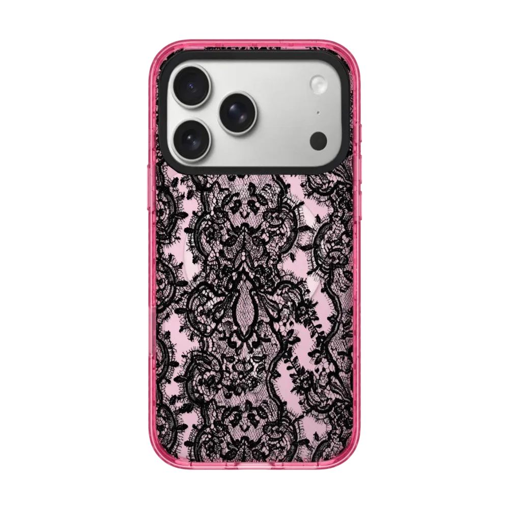 6090854 Pink Border Magnetic Case: Compatible with IPhone 18 17 16 15 14 13 Pro Max 18Pro Quake