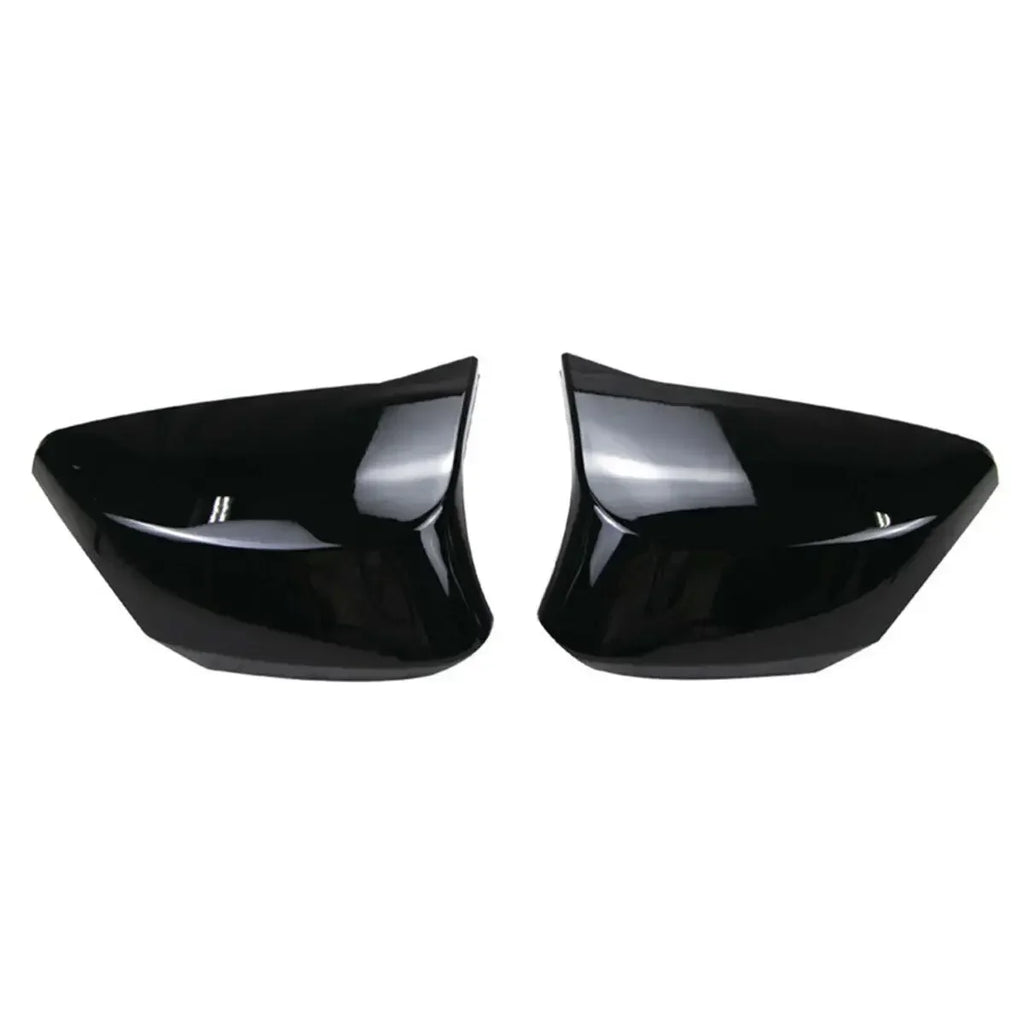 For Chevrolet Corvette C8 2020-2023 Car Rearview Side Mirror Cover Sticker Wing Cap Exterior Door Rear View Case Trim Carbon Quake Gloss Black