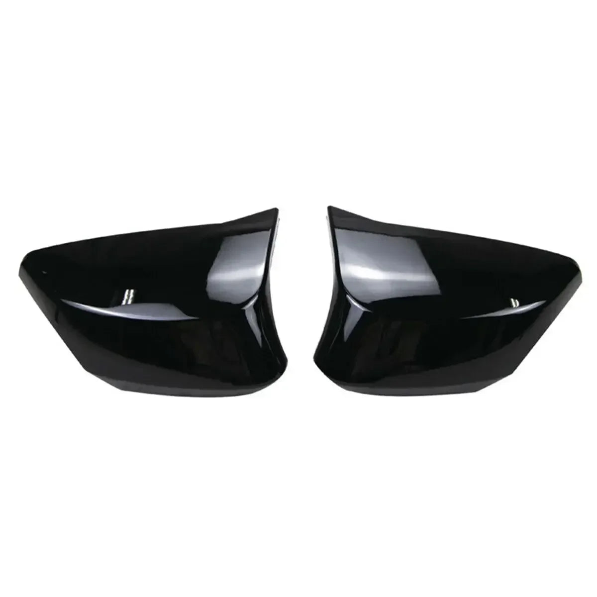 For Chevrolet Corvette C8 2020-2023 Car Rearview Side Mirror Cover Sticker Wing Cap Exterior Door Rear View Case Trim Carbon Quake Gloss Black