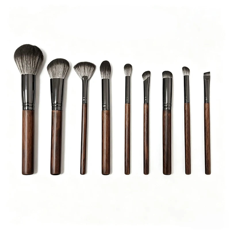 9PCS Eyeshadow Professional Makeup Brushes Crease Blending Shader kist dlya teney brovey brochas maquillaje Cosmetic Beauty Tool Quake 9PCS