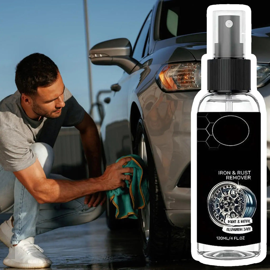 120ml Rust Remover Spray Multi Purpose Fast Acting for Metal Auto Paint Wheels SUV RV Boat Tools Chains Brakes Hinges Quake