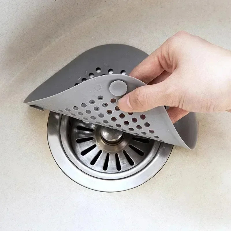 bathrooms and showers to prevent sinks from clogging the drain, kitchens drain for drains, Square silicone absorbent Quake