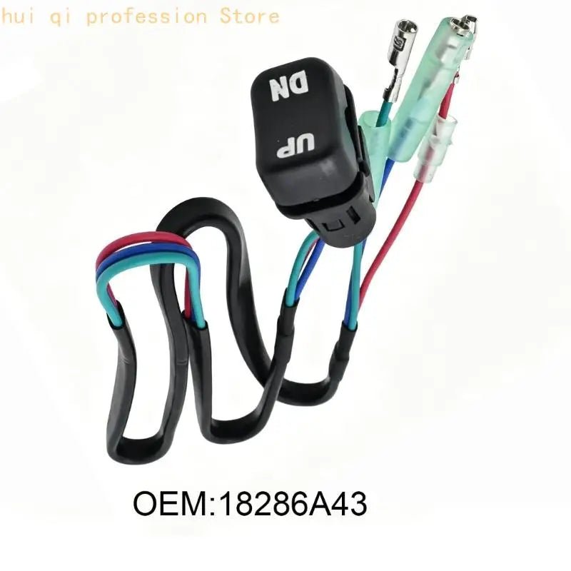 Corded Power Tilts Trim Switches 18286A43 Replacements for Remote Control Box, Marine Tilts Assembly for 25–400HP Motor Quake