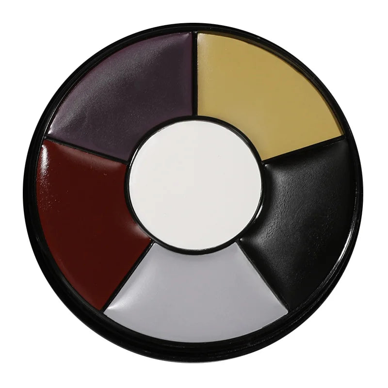 6-Color Bruise Wheel Makeup - Realistic SFX Zombie Makeup with Vibrant Face and Body Paint, Perfect for Halloween Costumes Quake 02