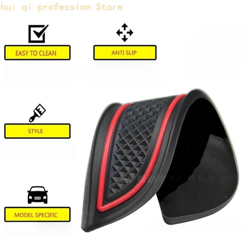 Textured Car Storage Liners with Rubber Construction for Auto Routine Cleaning H8WE Quake