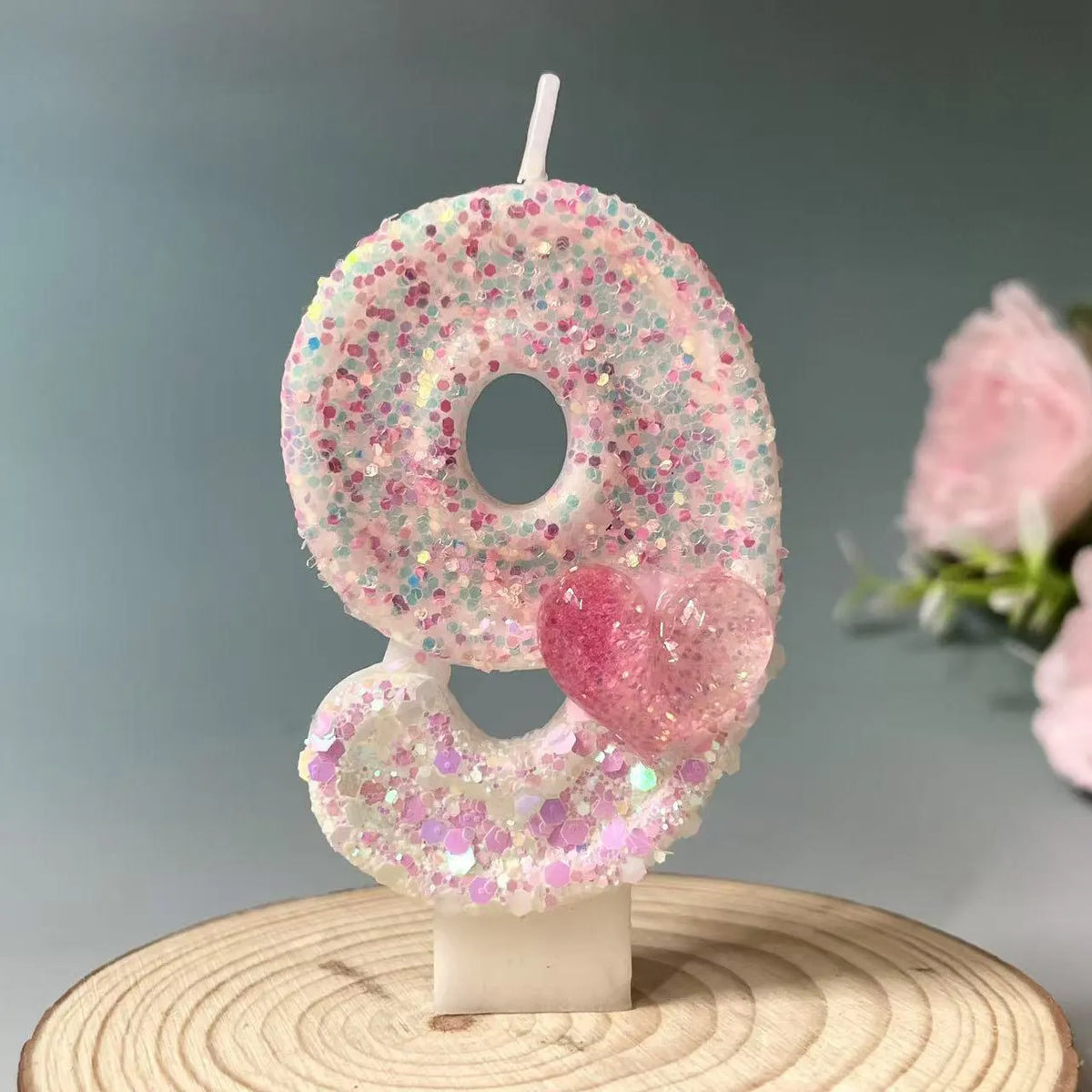 Creative Digital Candles Romantic Love Cute Styling Birthday Cake Candles Quake G