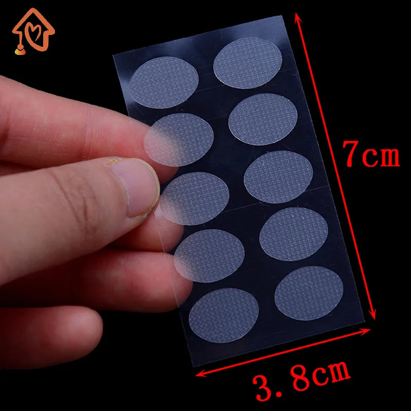 100Pcs Clear Invisible Earlobes Protective Stickers For Stretched Ear Lobes And Relieve Strain From Heavy Earrings Quake