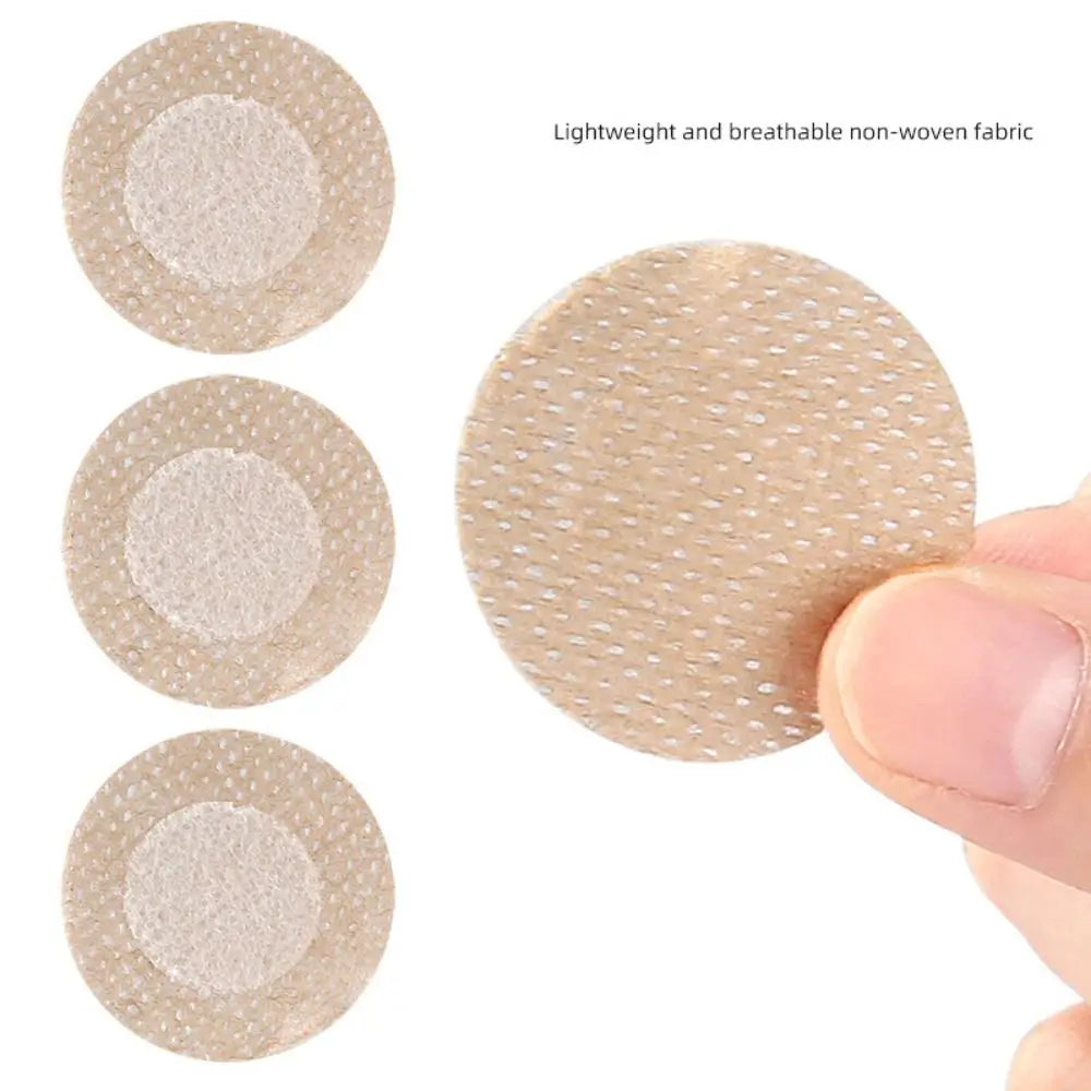 100pcs Traceless Men Nipple Cover Waterproof Breathable Chest Sticker Sweatproof Reusable Nipple Stickers Daily Use Quake