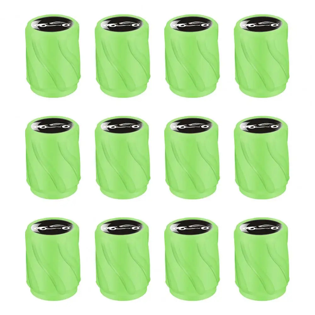 Rainproof Valve Stem Cover Enhanced Visibility Tire Valve Caps Simple Installation for Universal Car Exterior Accessories Valve Quake green China Mainland