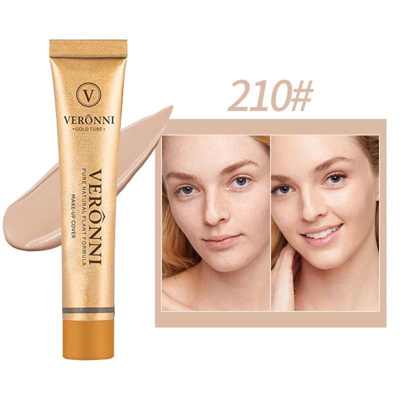 Long-lasting waterproof and sweatproof concealer with natural nude Maquiagem Liquid Concealer Beauty Face Cosmetics Makeup Base Quake 210